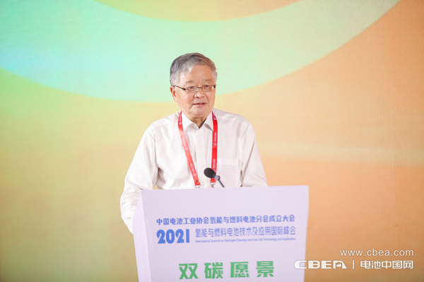 國(guó)際氫能協(xié)會(huì)(IAHE)副主席/清華大學(xué)核能與新能源技術(shù)研究院教授毛宗強(qiáng)致辭