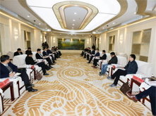 浙江省長興縣委書記呂志良、縣長周衛(wèi)兵新春走訪超威集團(tuán)助推開門紅